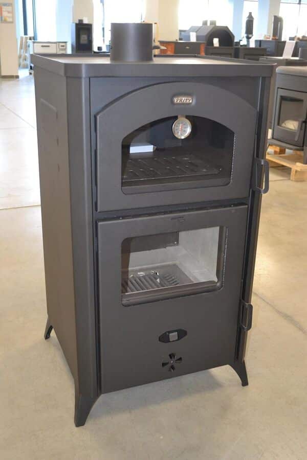 KOMIRO Poêle à bois avec four. Cuisinière de cuisson, puissance de chauffage 14kw.
