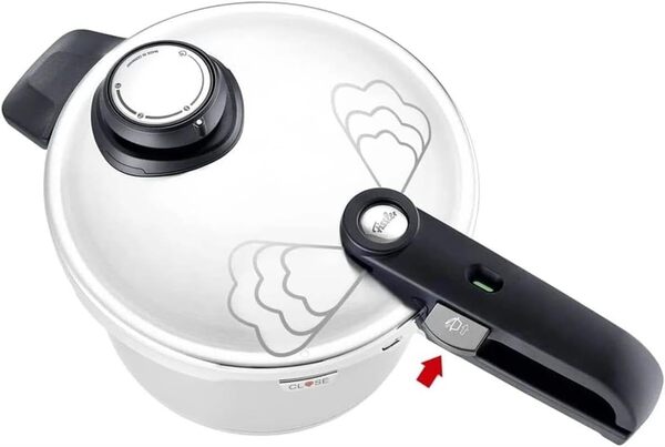 Fissler Vitavit Premium Autocuiseur (6 l, Ø 22 cm) Marmite à Pression en Acier Inoxydable, 4 Niveaux de Cuisson, avec Panier – Compatible Induction