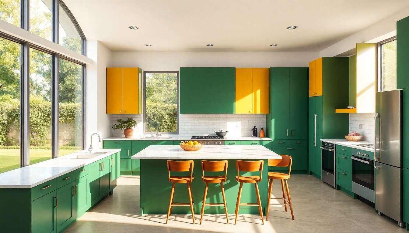 Réussir sa cuisine ouverte avec des nuances harmonieuses