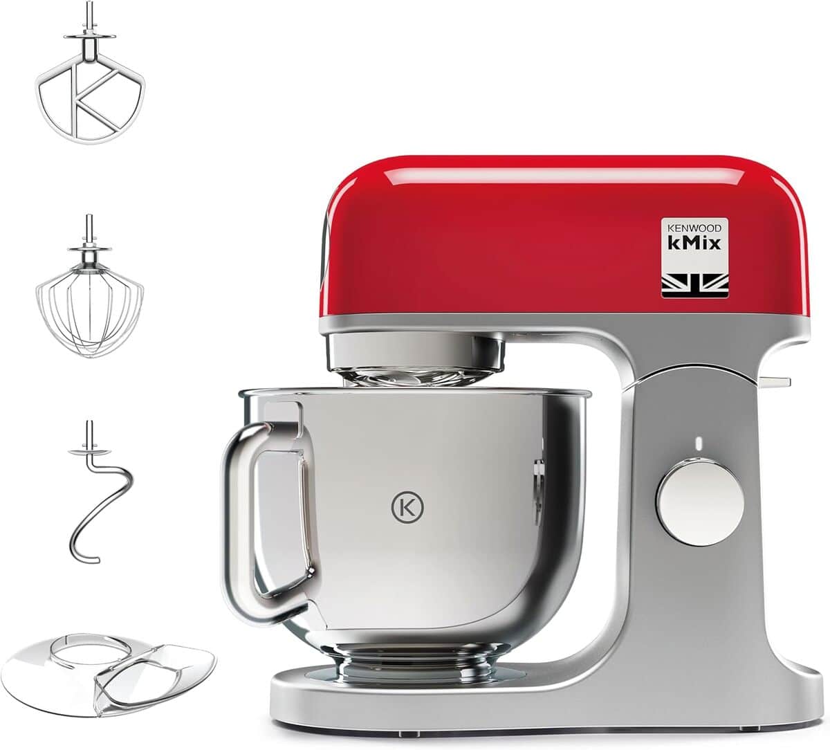 Test du robot pâtissier Kenwood KMX750RD Rouge : puissance et capacité