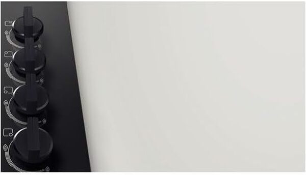 Bosch POP6B6B10 Plaque à gaz Série 2 - Plaque de cuisson encastrable 4 foyers - 60 cm - Noir