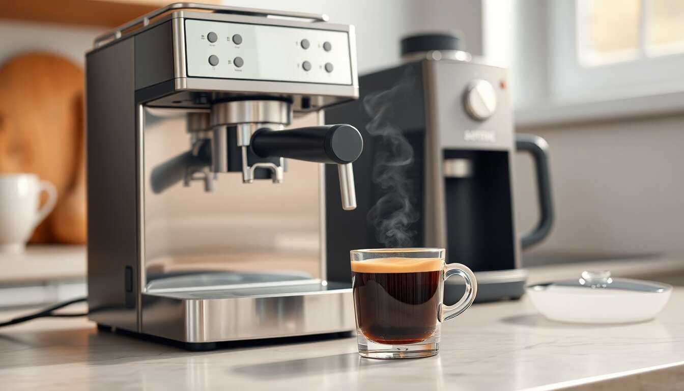 Du café parfait avec la machine expresso Du café parfait avec la machine expresso