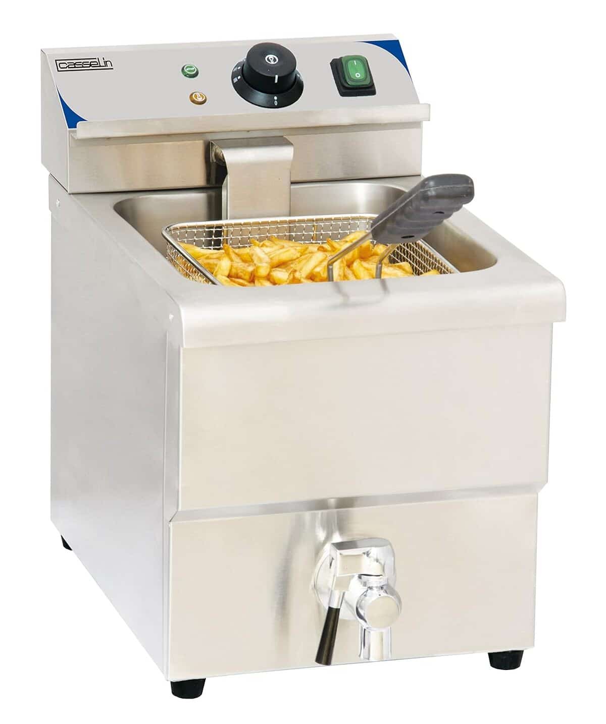 Test de la friteuse électrique Casselin CFEV8 : 8 litres avec vanne de vidange