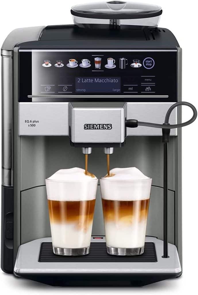 Test : siemens EQ6 Plus S500, machine à café automatique