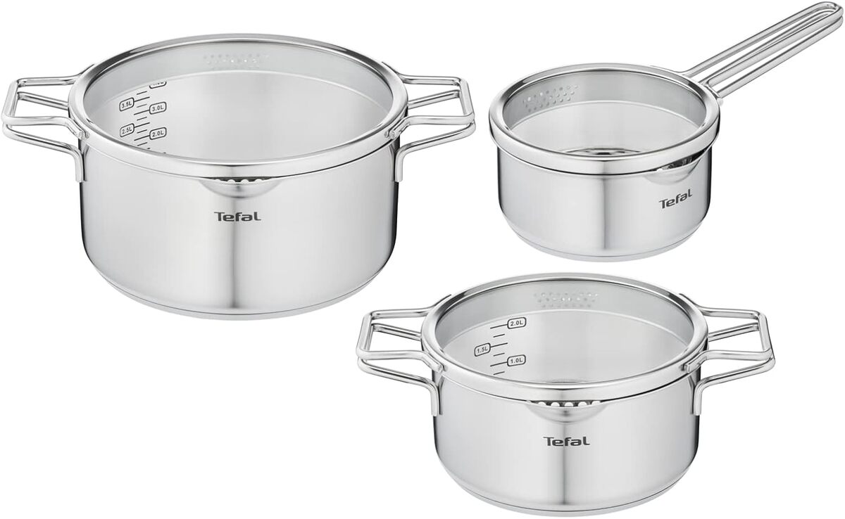 Test : tefal Nordica, la batterie de cuisine inox 6 pièces