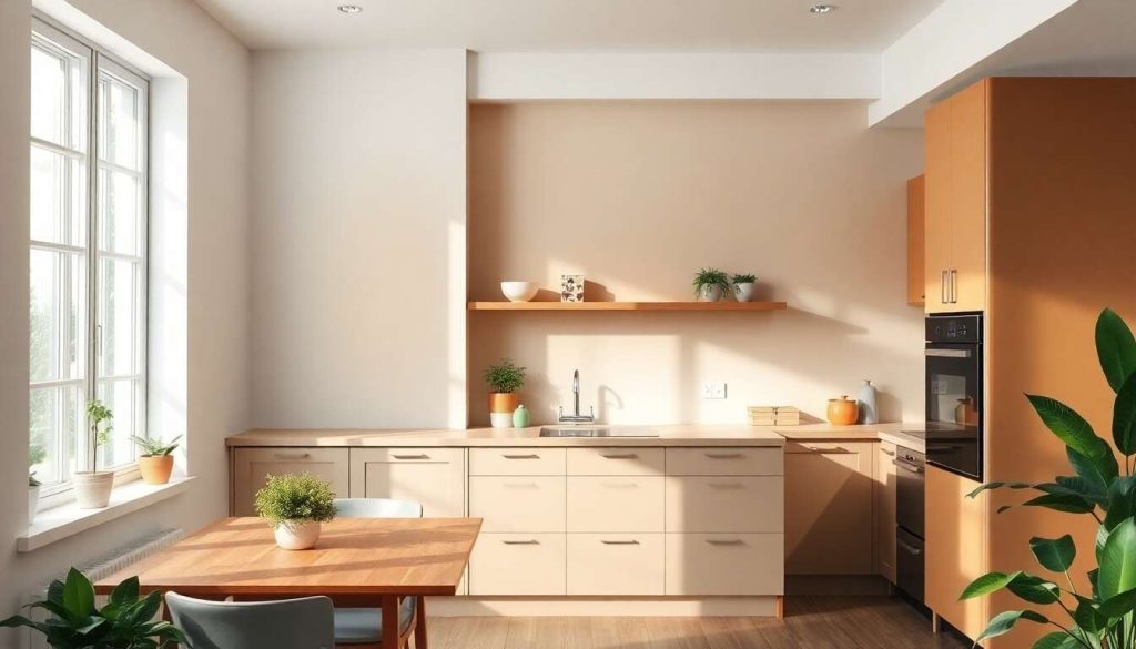 Quel mur de la cuisine faut-il peindre ?