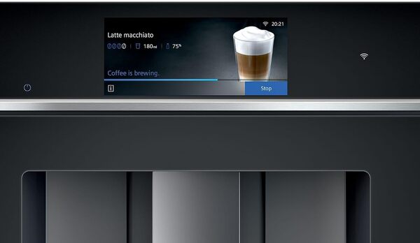 SIEMENS Combiné Expresso CT718L1B0, tout automatique, Ecran TFT