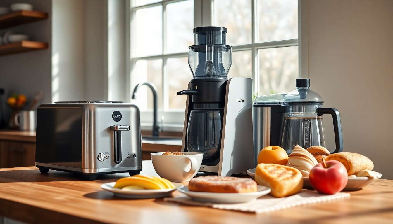 Les appareils en vogue pour un petit d&eacute;jeuner parfait
