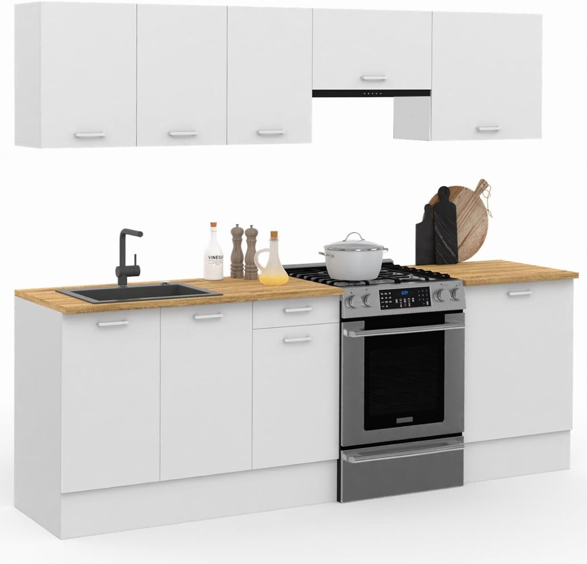 Test de la cuisine complète IDMarket SUBTIL 240 cm