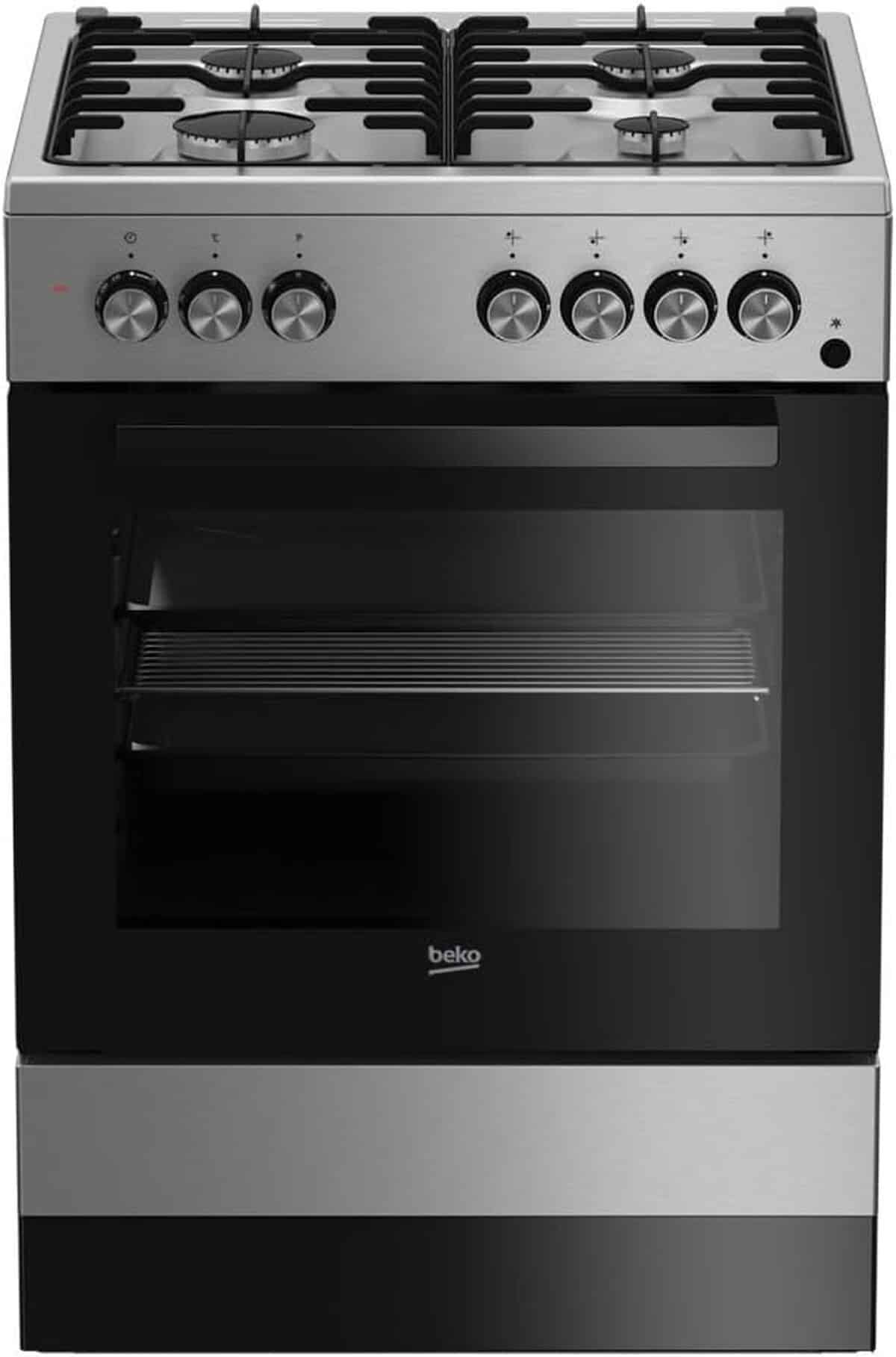Test de la cuisinière Beko FSE62110DX