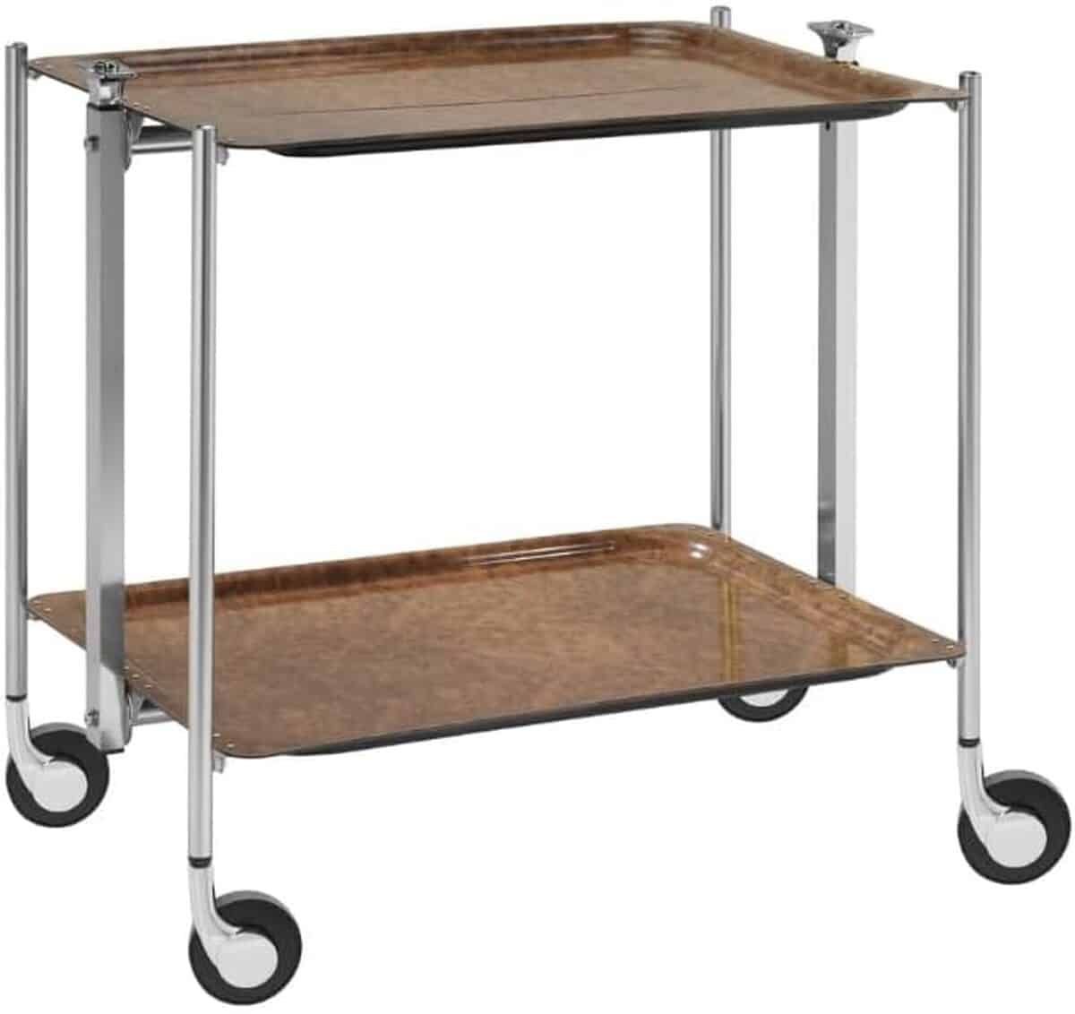 Test de la desserte à roulettes Platex : rangement pratique et pliable
