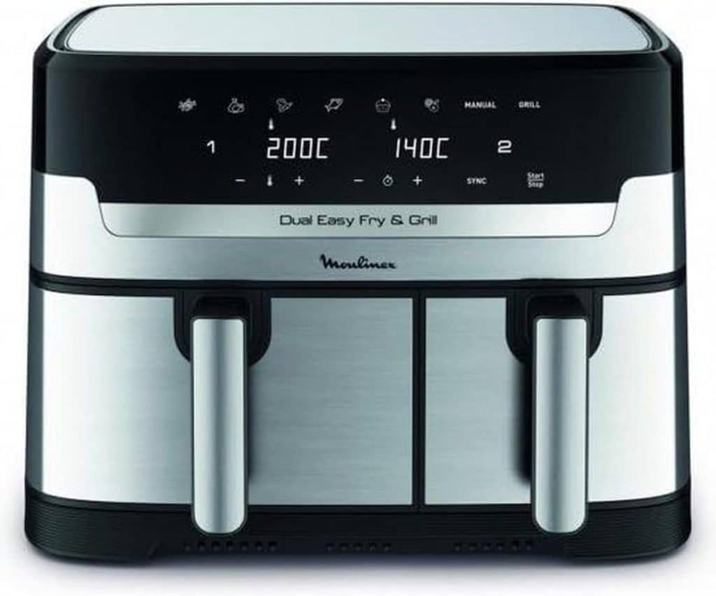 Test de la friteuse-grill Moulinex Dual Easy YY5233FB