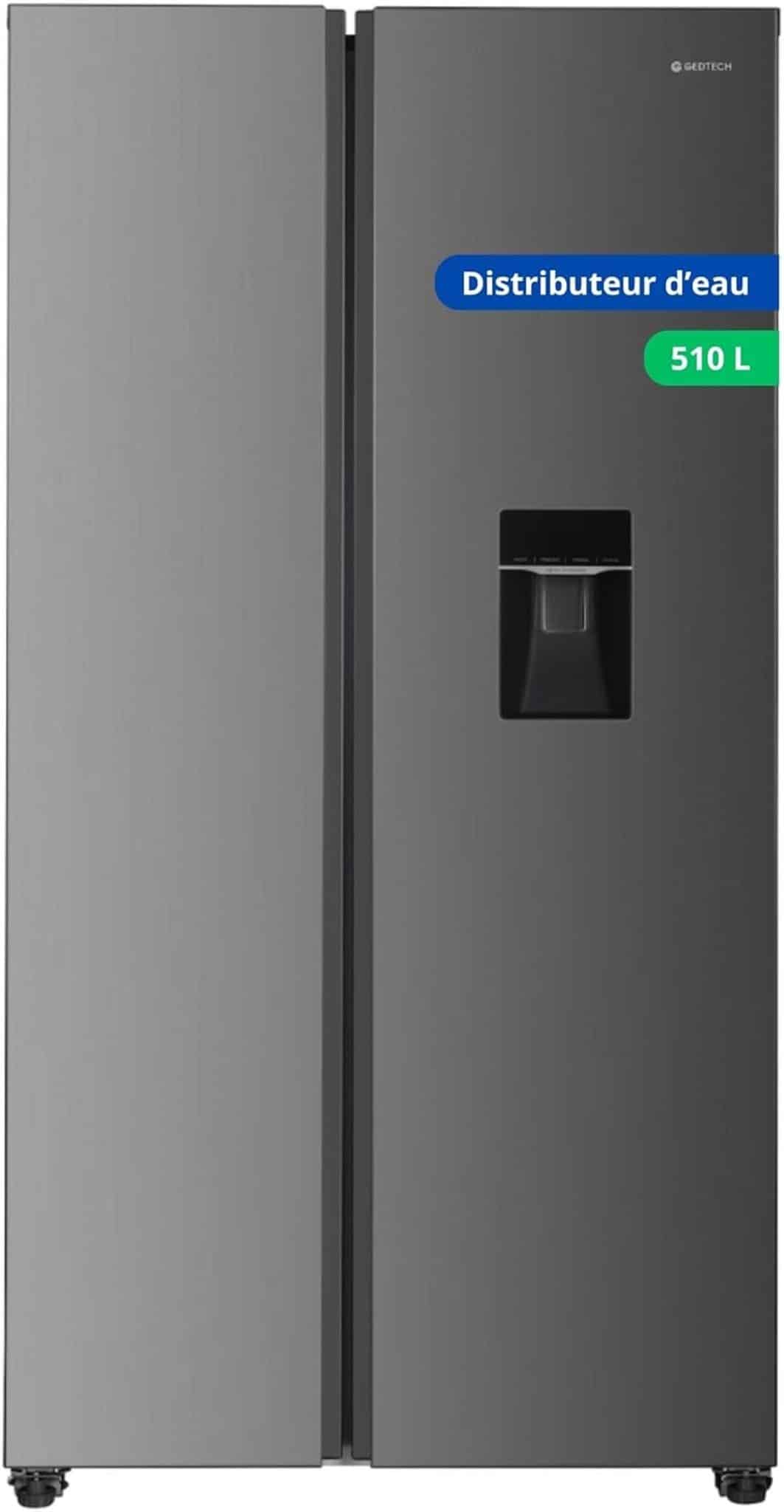 Test du réfrigérateur multi-portes GEDTECH GSBS510IXT 510L en inox