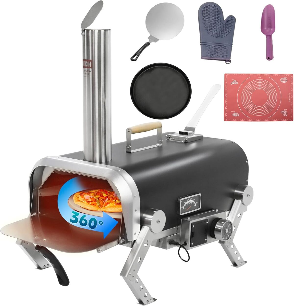 Test : four à pizza extérieur Robotdog Série 12, puissance et convivialité