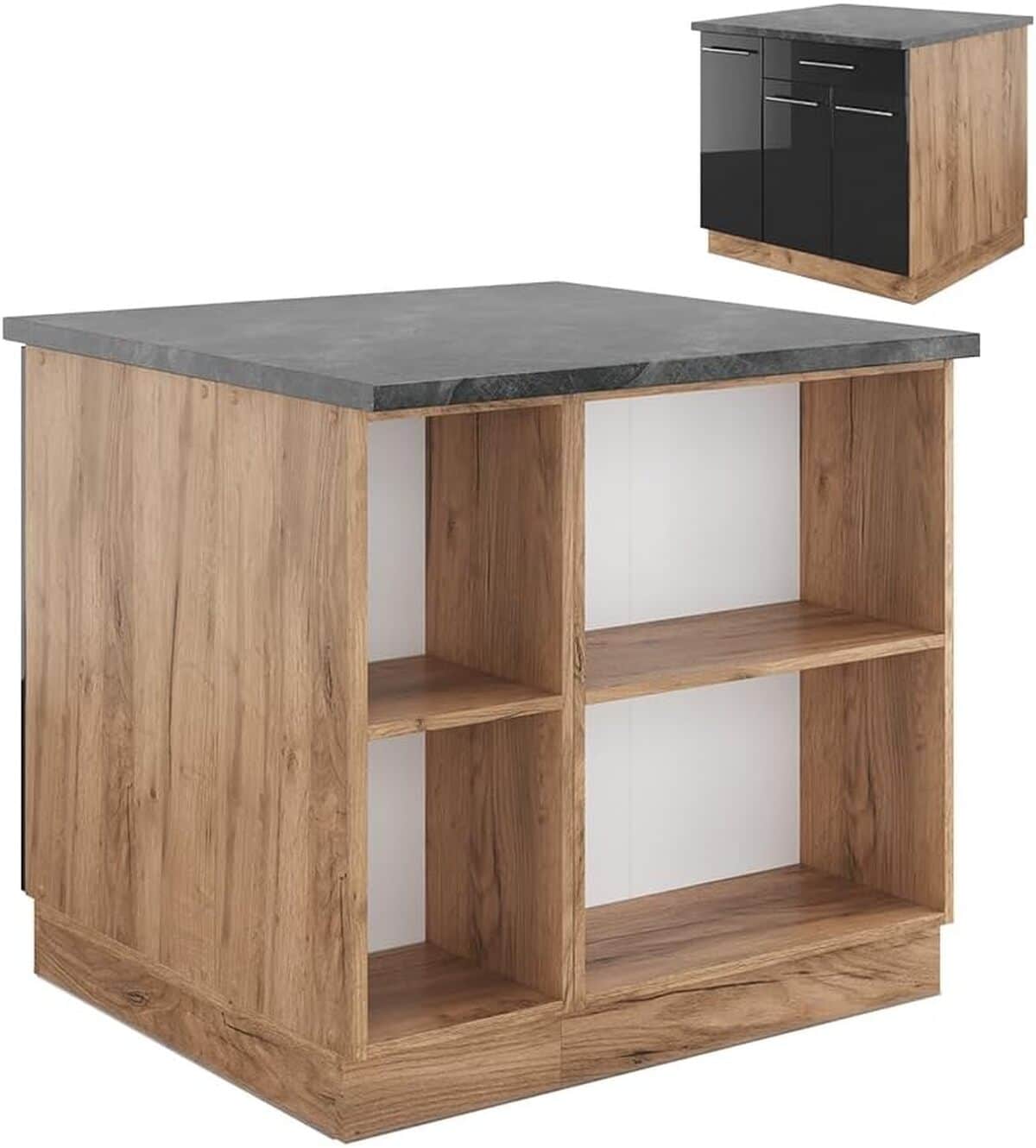 Test : îlot de cuisine Vicco Fame-Line, design sophistiqué