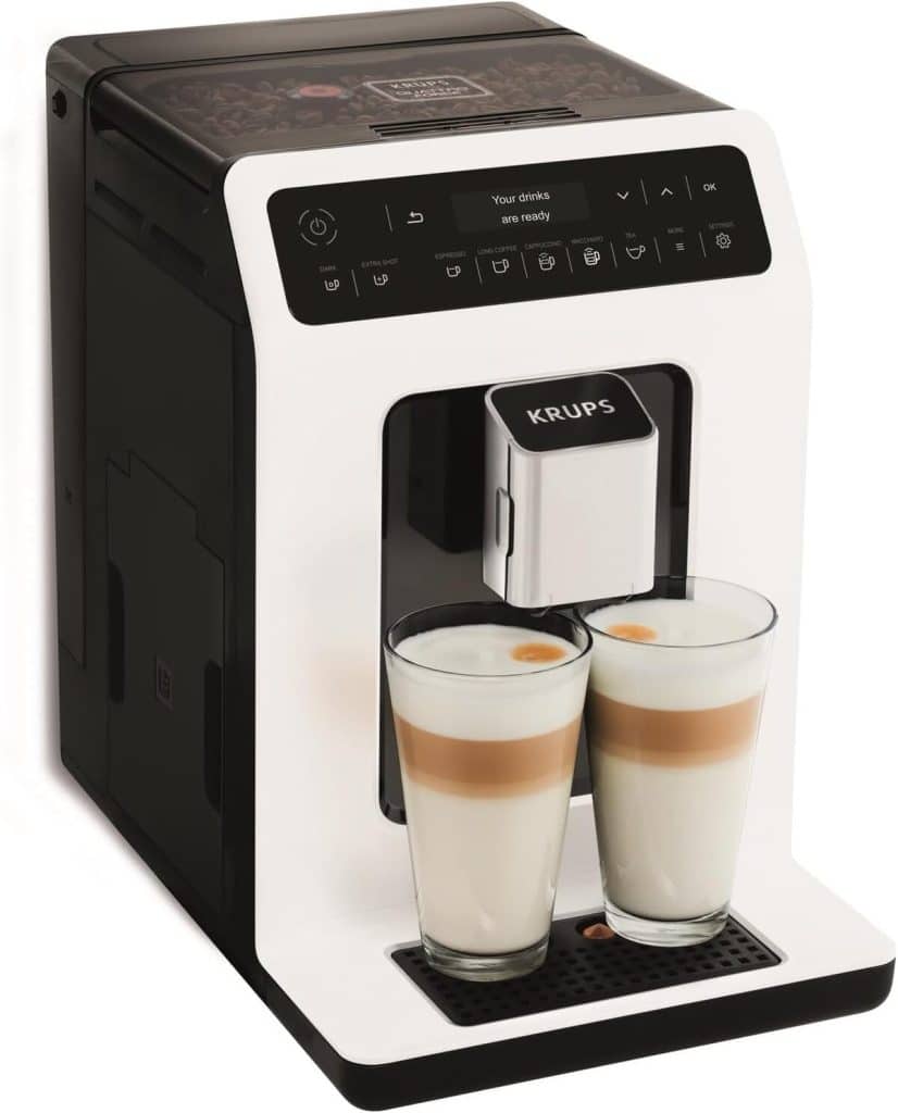 Test : krups Evidence EA890110, machine à café polyvalente blanche