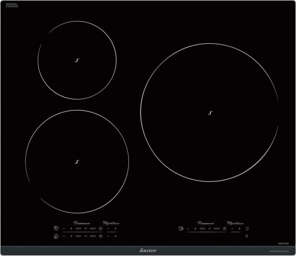 Test Sauter SPI9544B : plaque induction 3 foyers 7400W