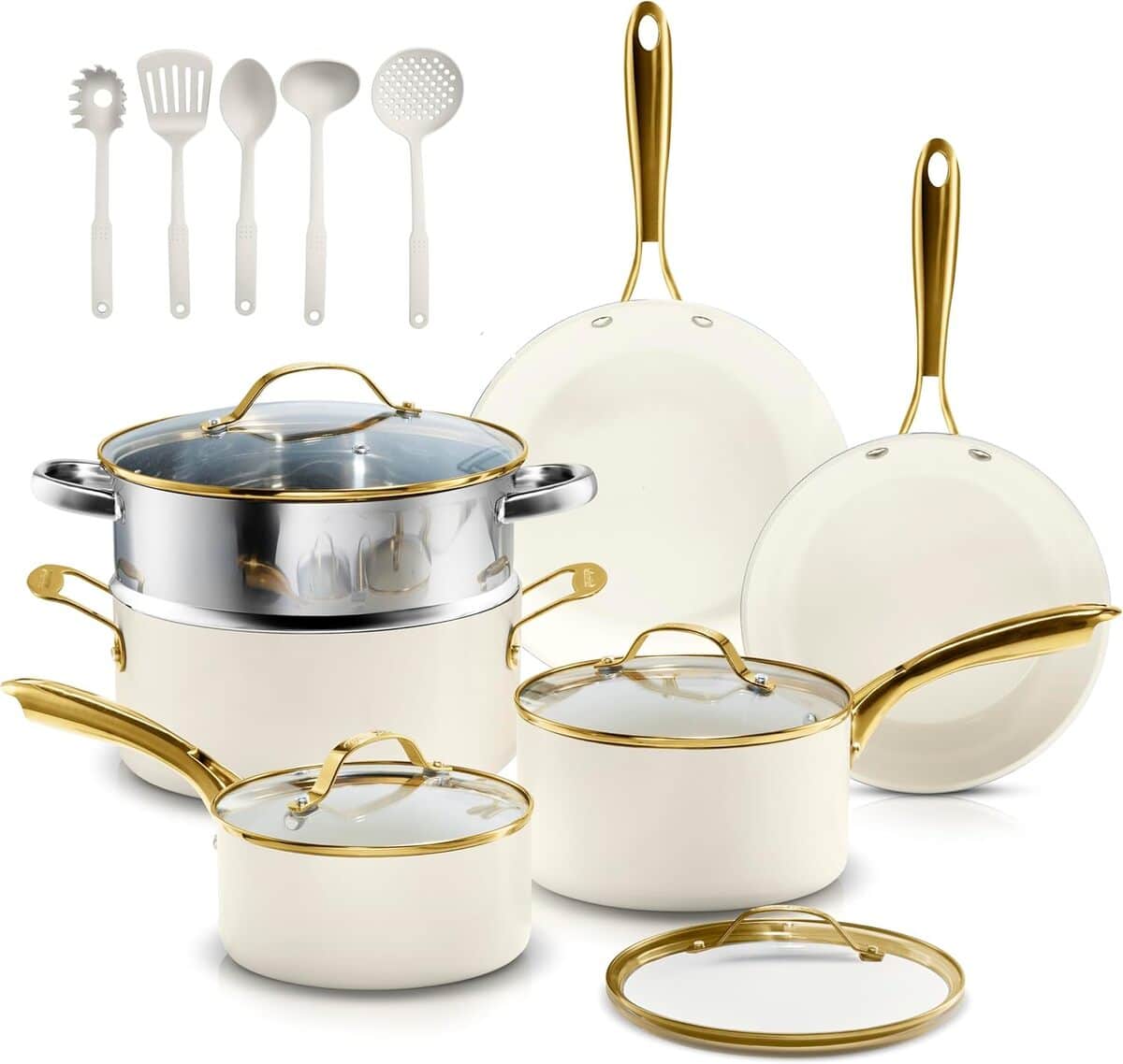 Test : casseroles et poêles antiadhésives Gotham Steel, cuisine en céramique