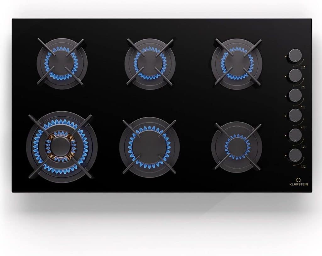 Test de la plaque de cuisson Klarstein à 6 brûleurs