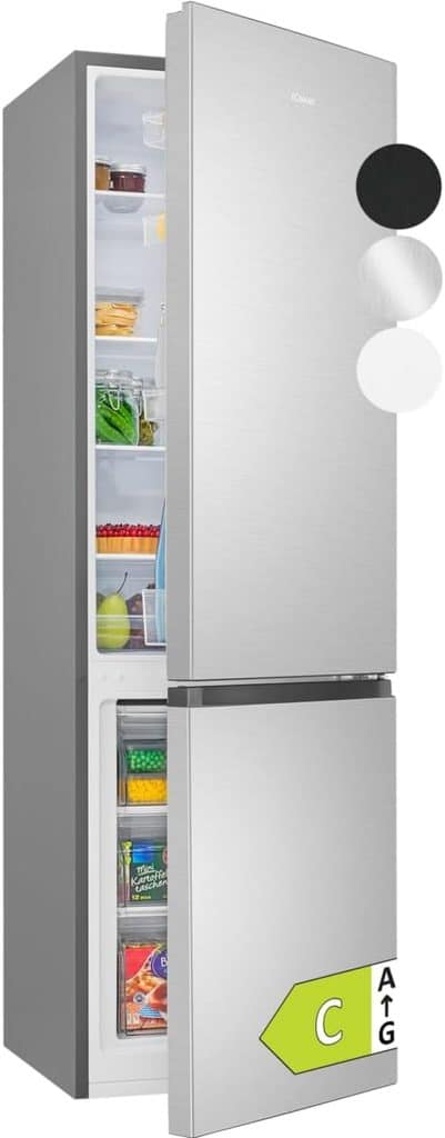 Test du Bomann KG7353 : réfrigérateur-congélateur inox pratique et compact