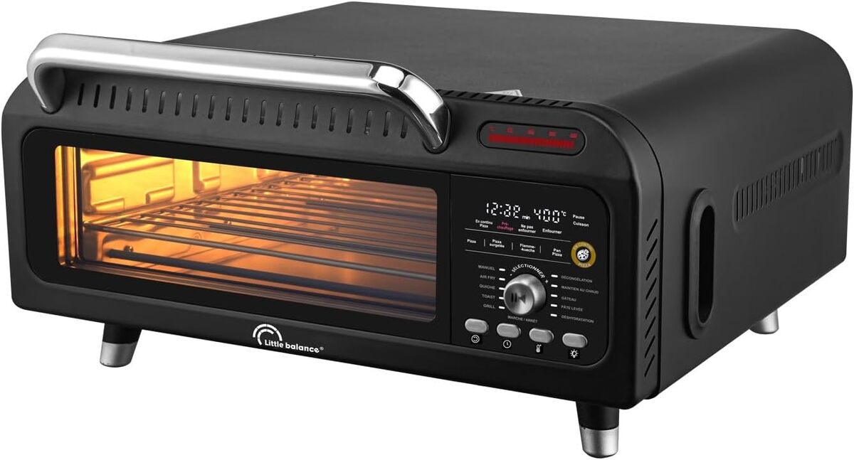 Test : four à pizzas Little Balance 8733 Revolution'Air, multifonction 3 en 1