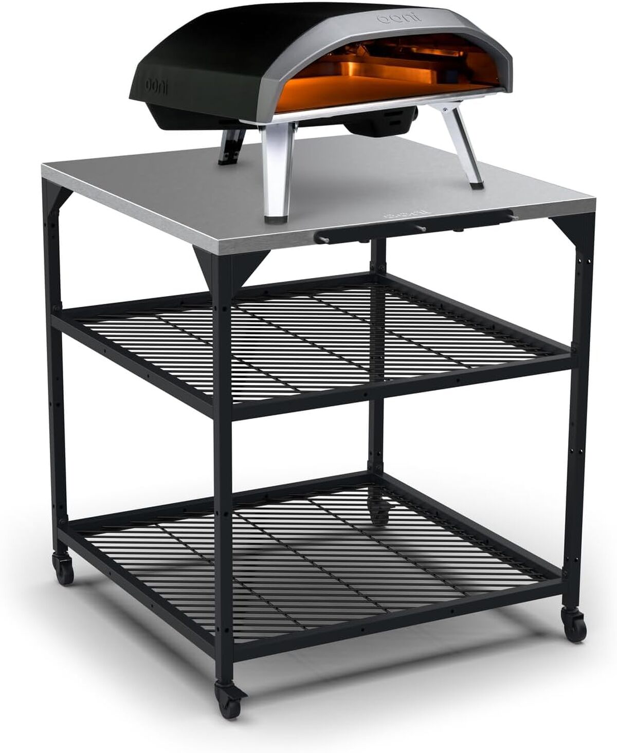 Test : table INOX modulaire Ooni grande taille pour four extérieur