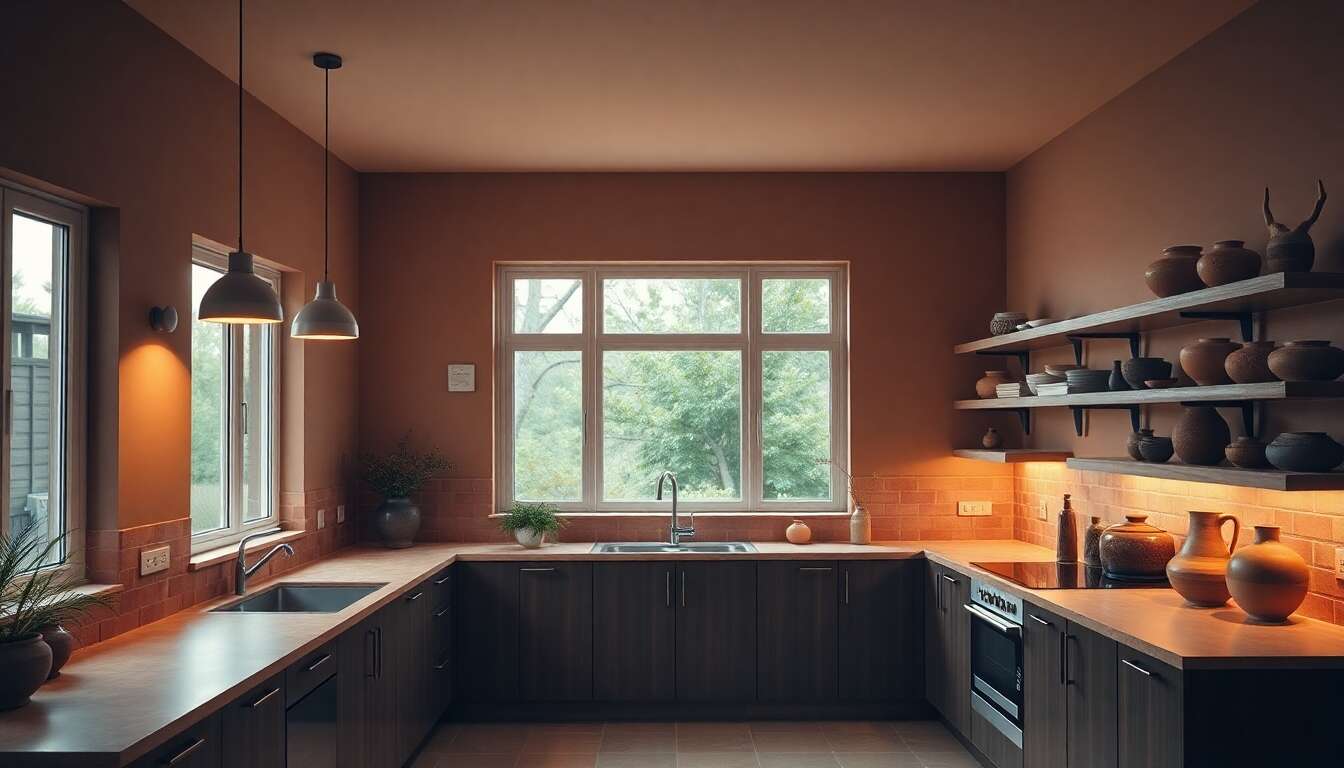 Jouer avec l'&eacute;clairage pour sublimer le terracotta