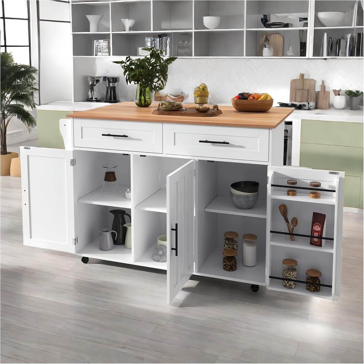 Test : buffet Sapgaks avec plan pliable et roues