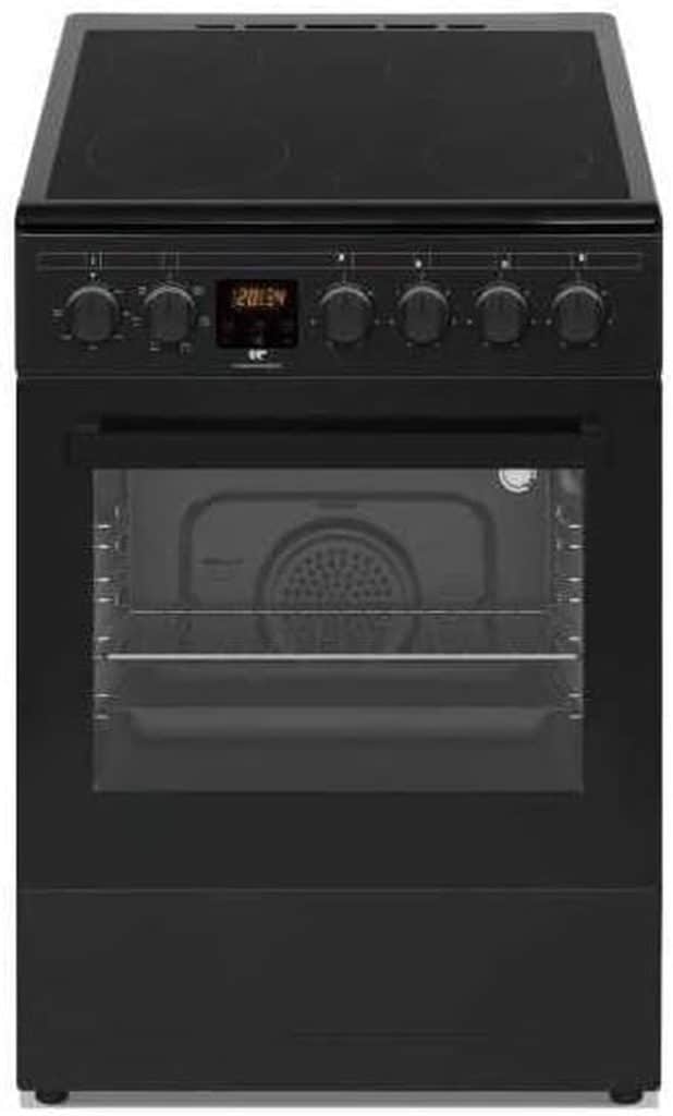 Test : cuisinière vitrocéramique Continental Edison CECV50FCB - 4 feux noirs