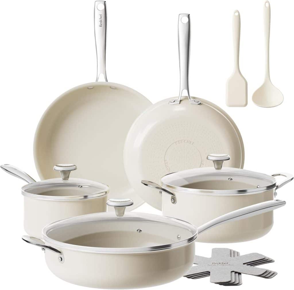 Test de la batterie de cuisine Redchef : antiadhésive, 14 pièces