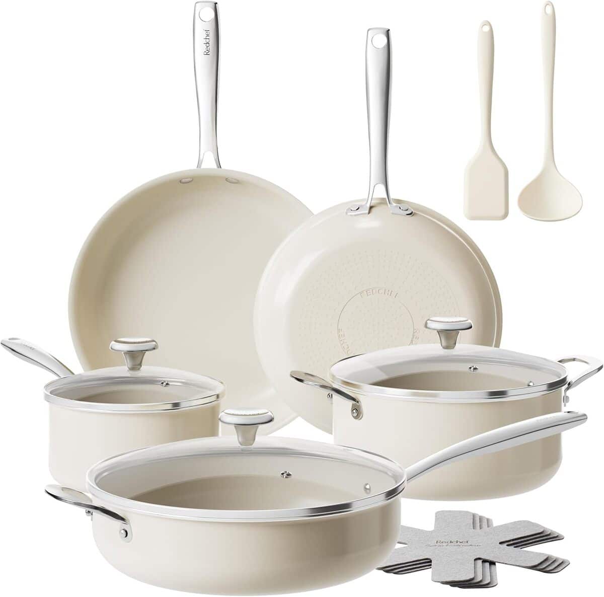 Test de la batterie de cuisine Redchef : antiadhésive, 14 pièces