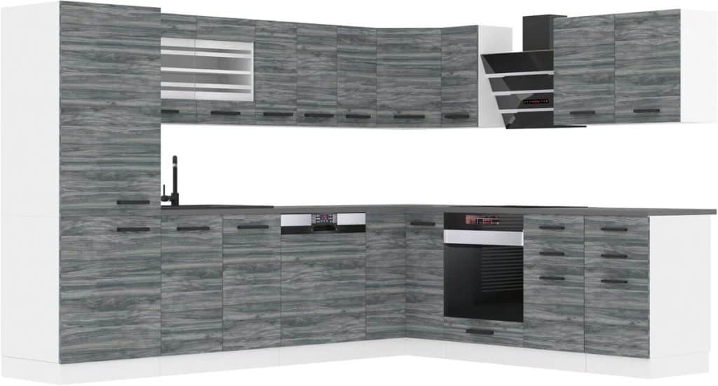 Test de la cuisine complète belini Julie en chêne glamour