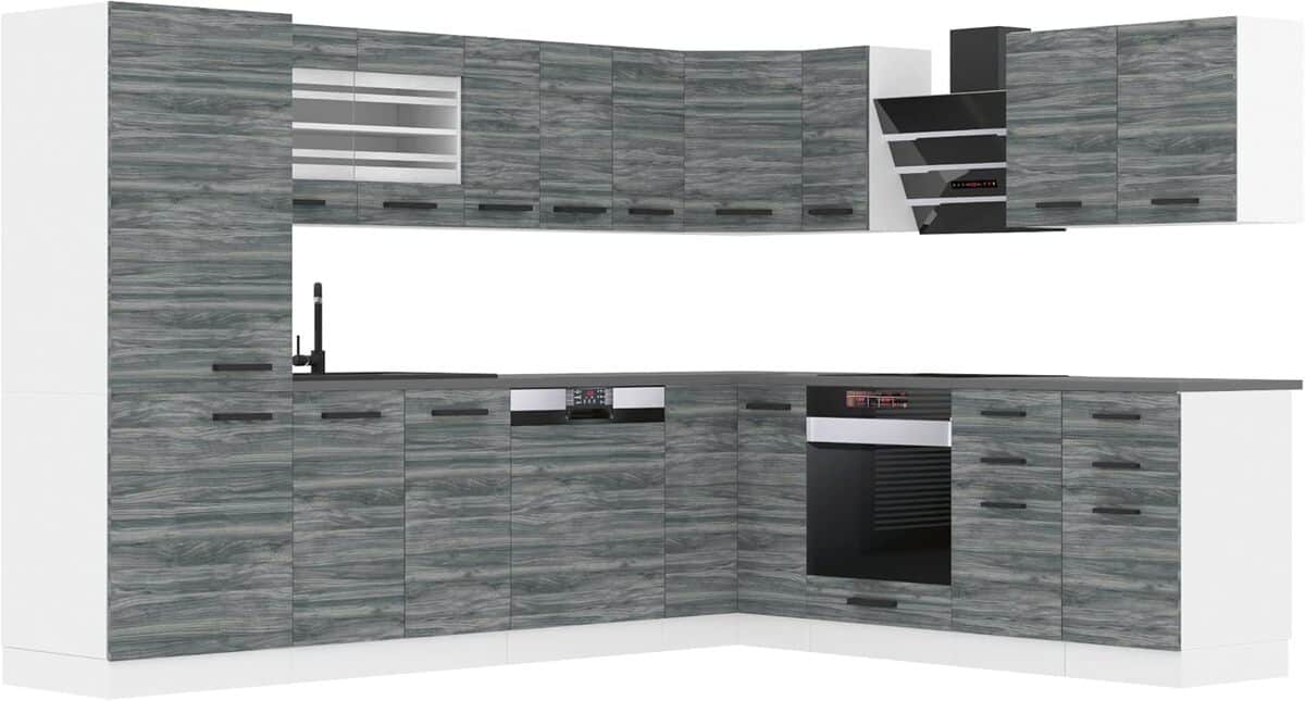 Test de la cuisine complète belini Julie en chêne glamour