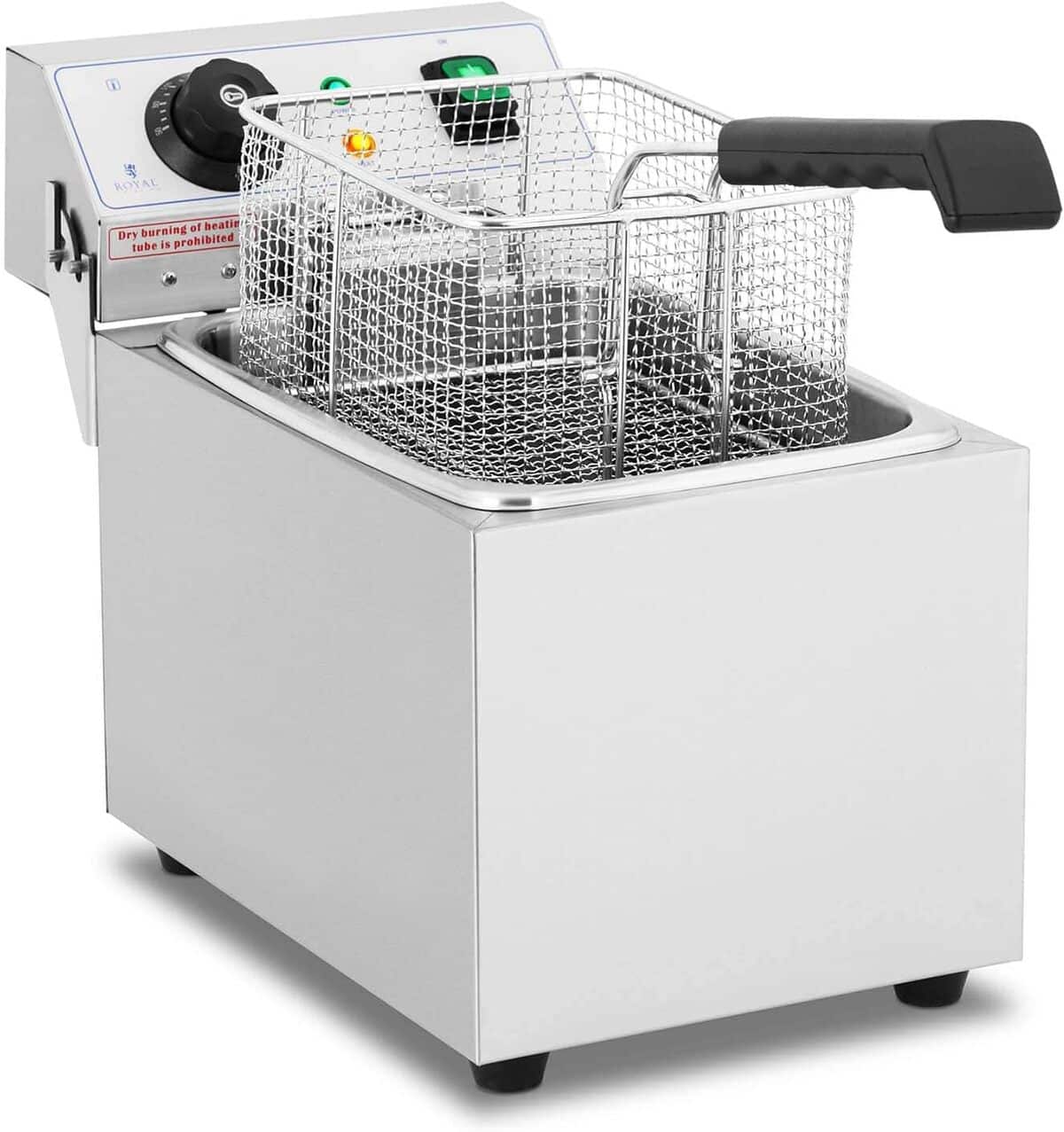 Test de la friteuse électrique Royal Catering RCEF 08EB : performance et capacité