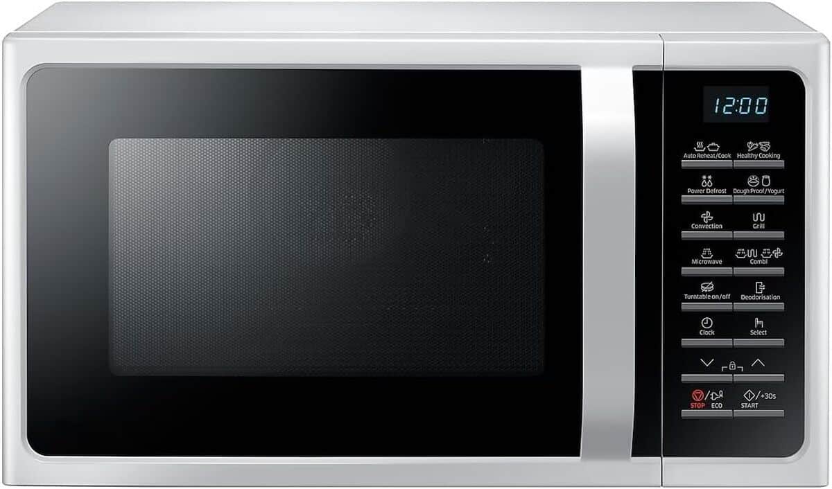 Test du four micro-ondes Samsung MC28H5015AW