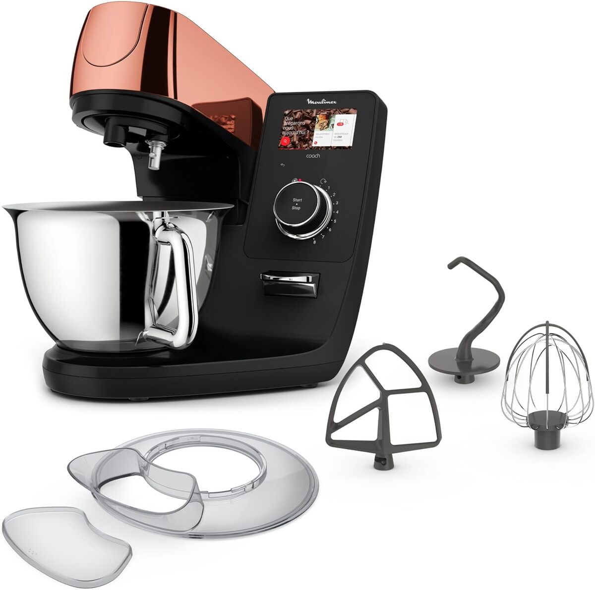 Test du robot pâtissier Moulinex I-Coach Touch QA950810 : performance et connectivité
