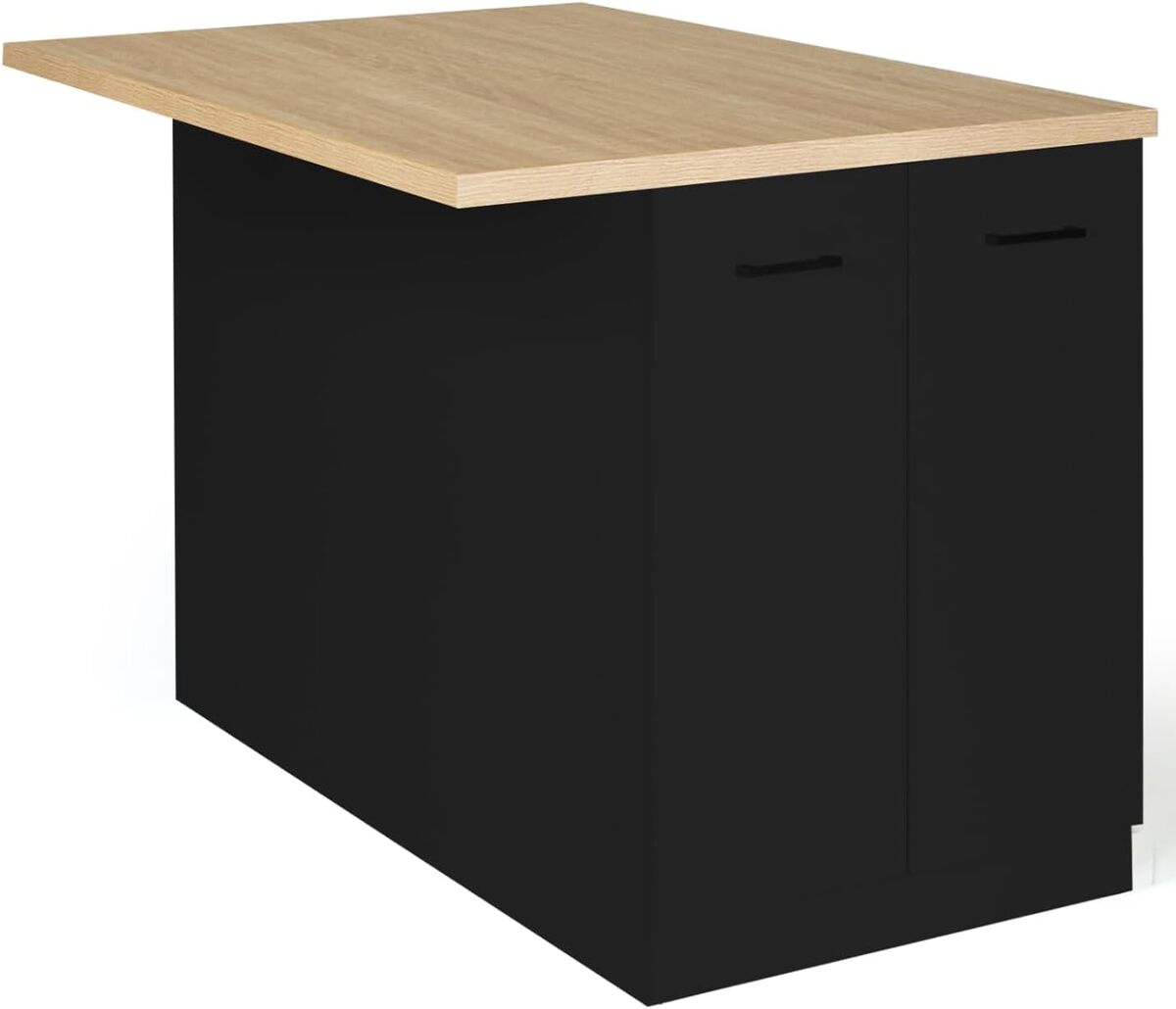 Test : îlot central IDMarket IVO 120 cm bois noir