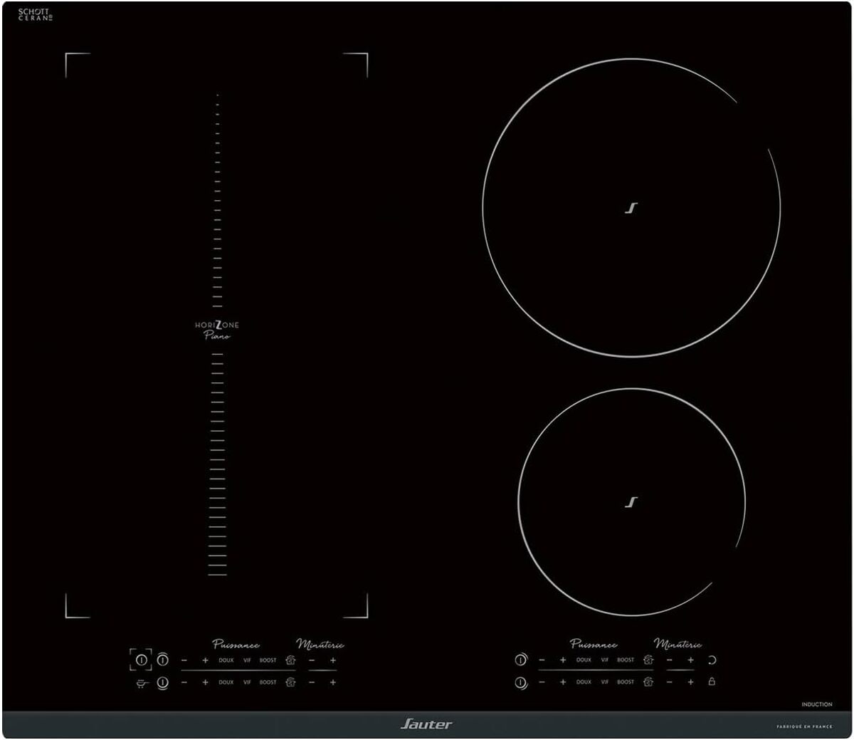 Test : plaque induction Sauter SPI9648BP 4 foyers puissants