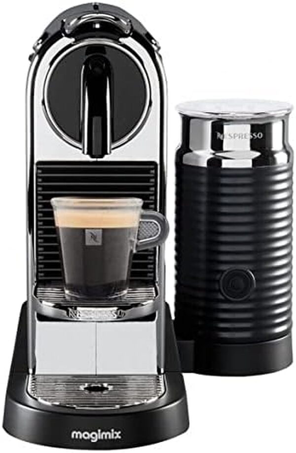 Nespresso Machines à Café Magimix Citiz & Milk Chrome Brillant Cafetière Espresso 11318