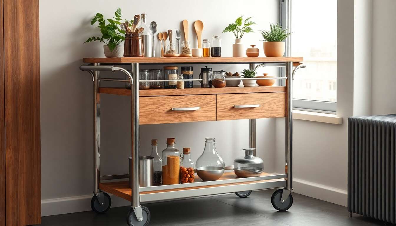 La desserte de cuisine : allier esthétisme et fonctionnalité