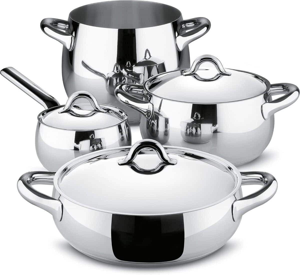 Test : casseroles Alessi SG100S7 Mami en acier inoxydable