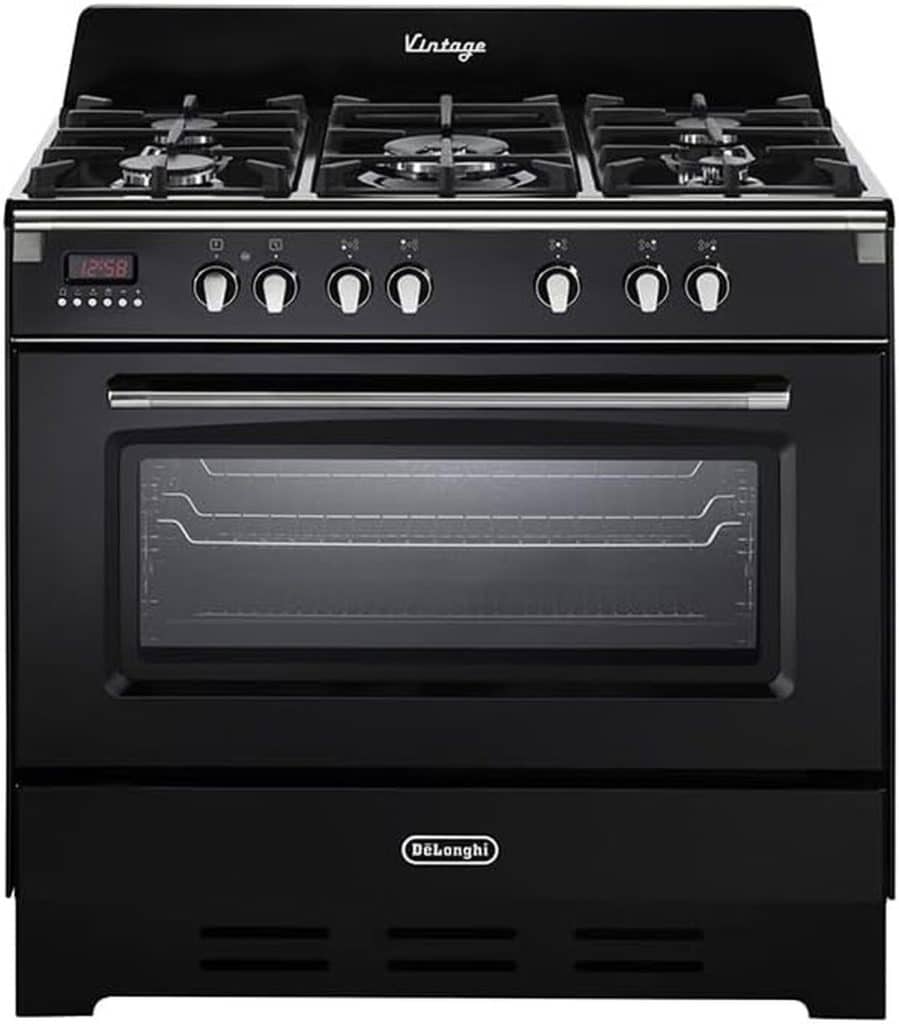 Test de la cuisinière De Longhi MEM 965 NN : 5 feux, four électrique ventilé
