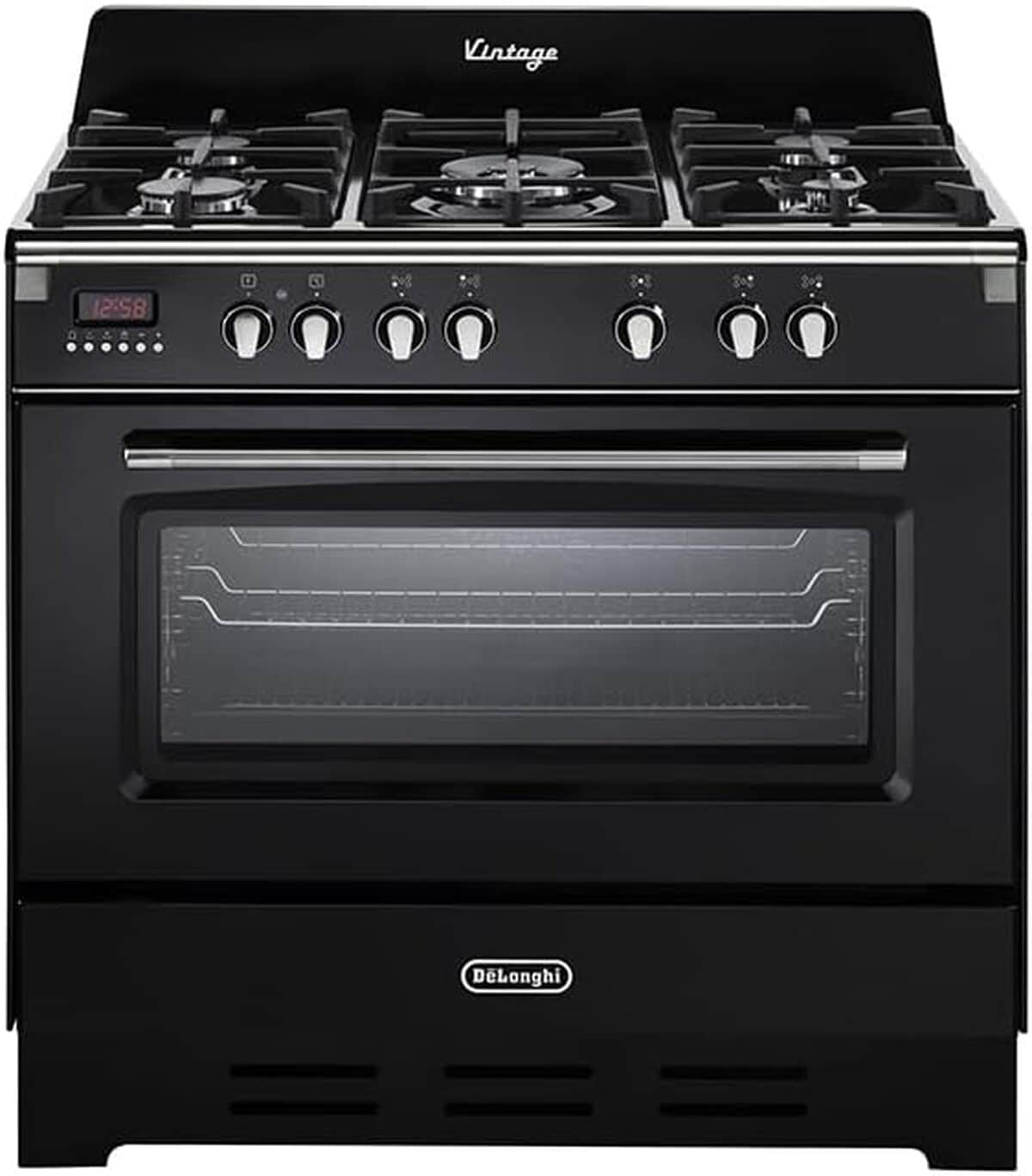 Test de la cuisinière De Longhi MEM 965 NN : 5 feux, four électrique ventilé
