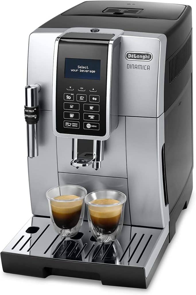 Test de la machine à café De'Longhi Dinamica ECAM350.35 SB : expresso et cappuccino parfaits