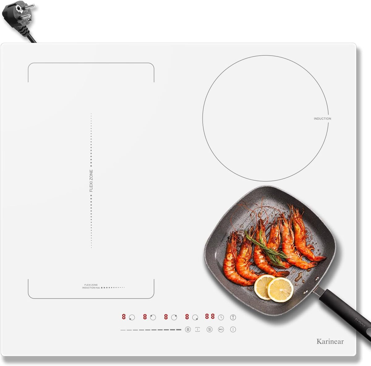 Test de la plaque à induction Karinear 4 feux 3500 W