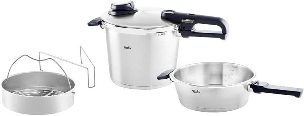 Test Fissler Vitavit Premium : autocuiseur et poêle 4 pièces’efficacité induction