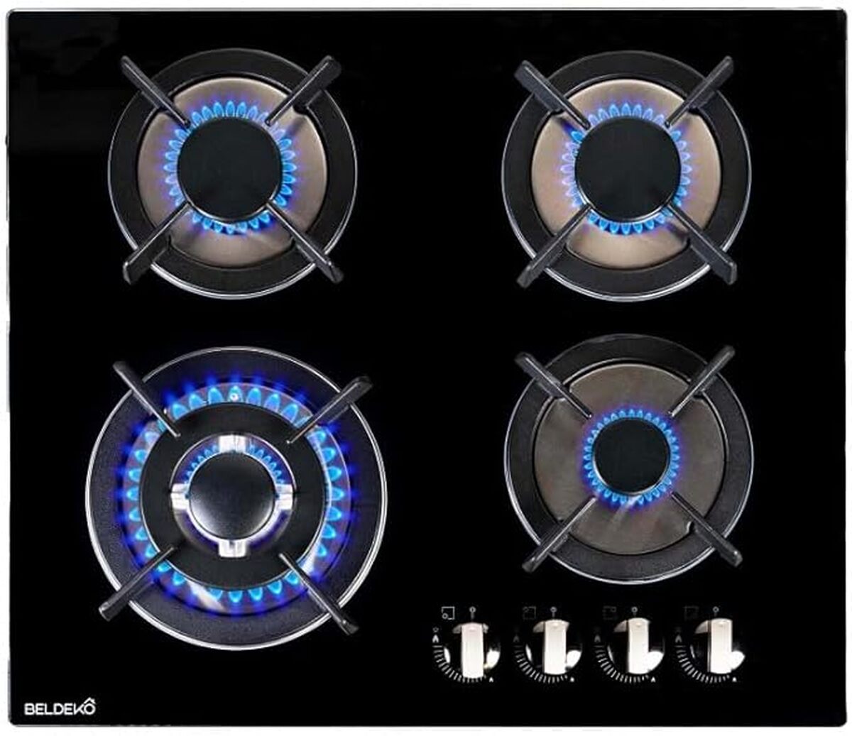 Test : plaque de cuisson gaz Beldeko 4 foyers 7800W