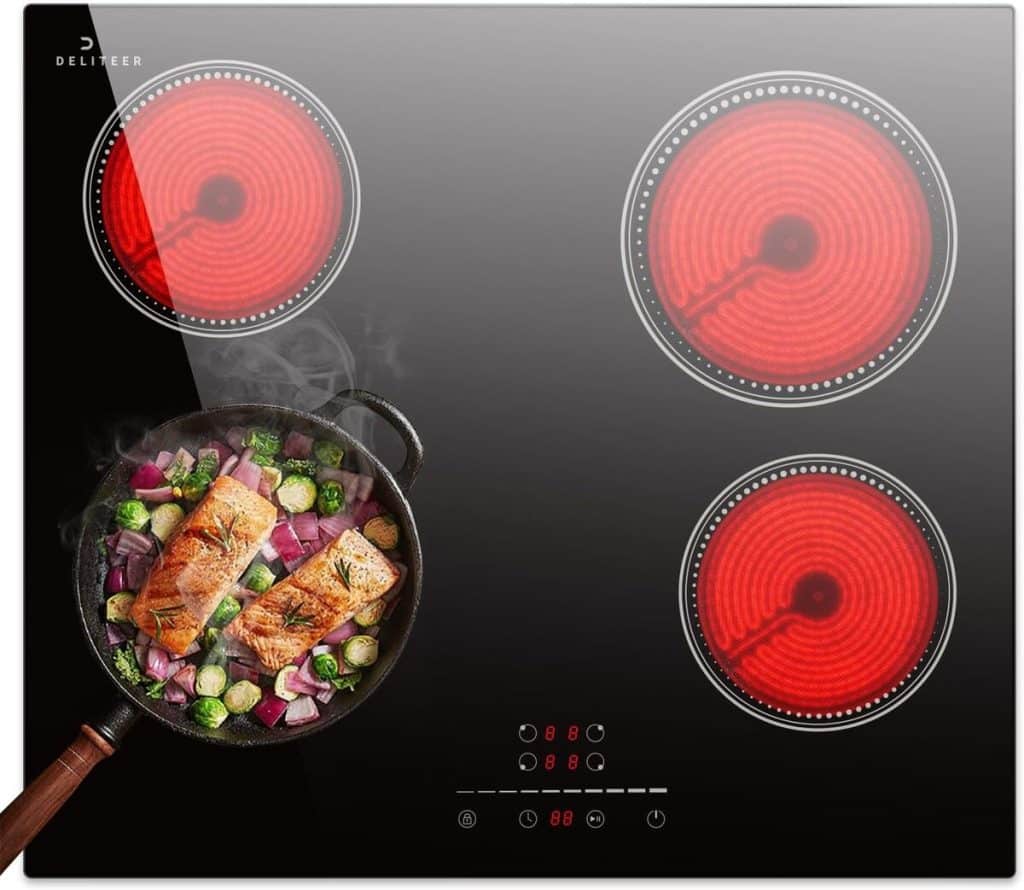 Test : plaque vitrocéramique DELITEER 4 feux, 6000W