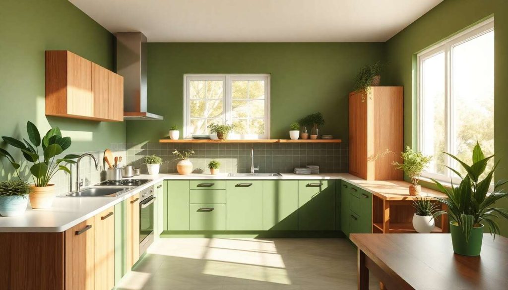 5 idées de cuisines vertes pour un intérieur tendance et naturel
