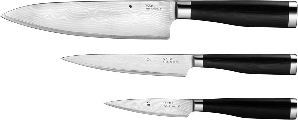 Test : couteaux Yari 3 pièces de WMF